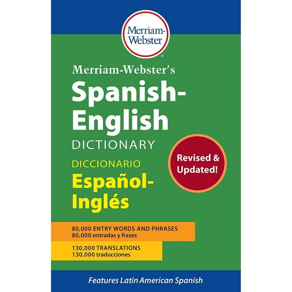 Merriam-Webster's Spanish-English Dictionary, (Hardcover)