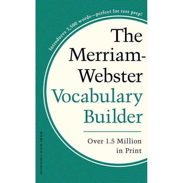 Merriam-Webster, Vocabulary Builder, ISBN 9780877798552, Paperback