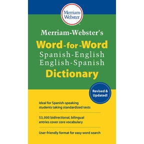 Merriam-Webster's Word-For-Word Spanish-English Dictionary, (Paperback)