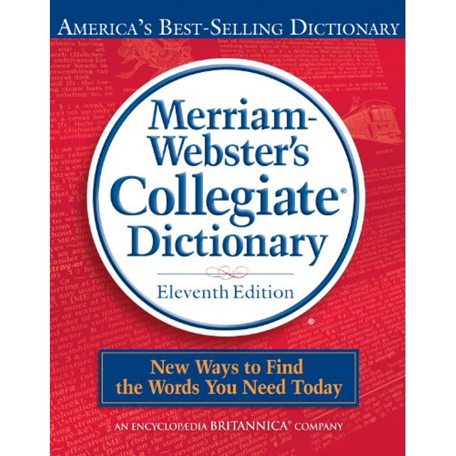 Merriamwebster Collegiate Dictionary 11th Editiondictionary Printed
