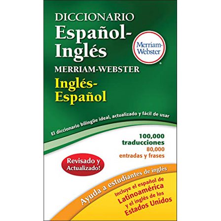 Pre-Owned Diccionario Espanol-Ingles Merriam-Webster (Mass Market Paperback) 0877798214 9780877798217