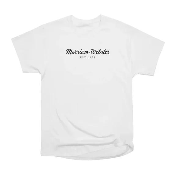 MerriamWebster Logo black T-Shirt Tee Gift For Him Merch For Her Apparel For Friend
