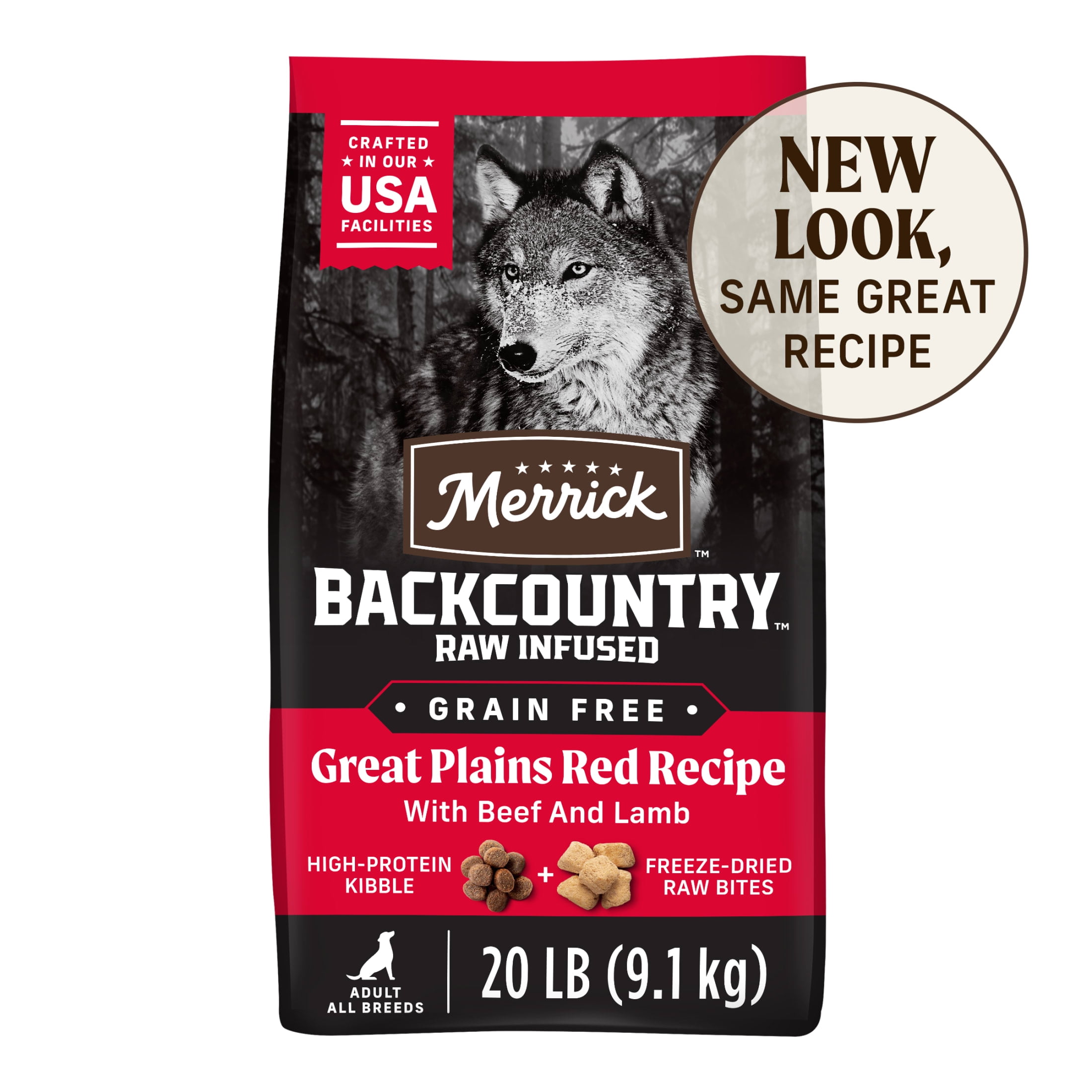 Great Plains Red Recipe Grain Free Dog Food with Beef and Lamb - 20 lb