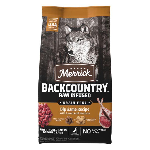 Merrick Backcountry Raw Infused Grain Free Big Game Recipe Freeze Dried