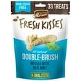 thumbnail image 1 of Merrick Fresh Kisses Extra Small Dog Treats, Real Mint Flavor Dental Chews, 10 oz Pouch (33 Count), 1 of 10