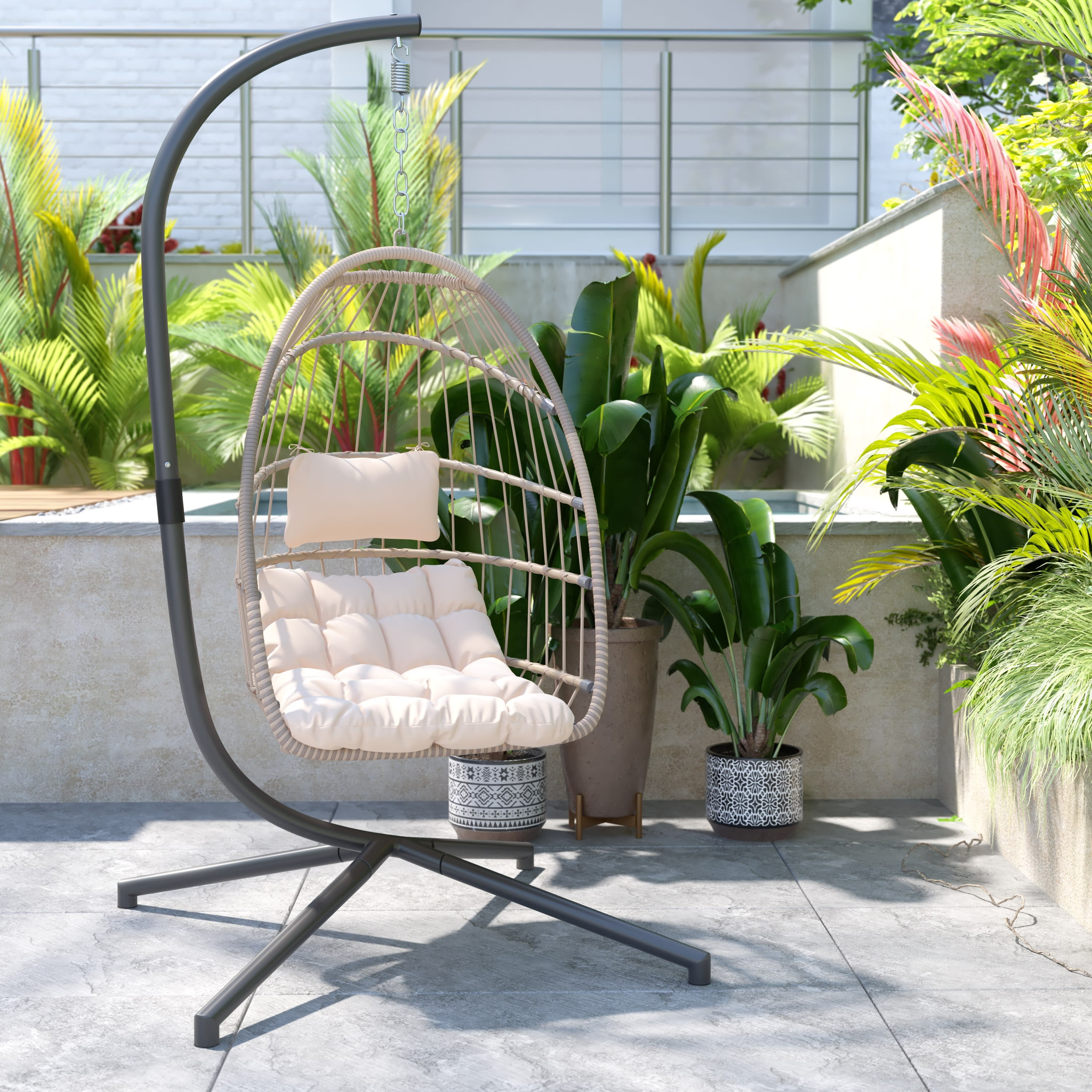 Natural egg chair hot sale