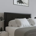 thumbnail image 1 of Merrick Lane Full Size Headboard Black Fabric Upholstered Button Tufted Headboard With Metal Frame and Adjustable Rail Slots, 1 of 13
