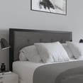 thumbnail image 1 of Merrick Lane Full Size Headboard Dark Gray Fabric Upholstered Button Tufted Headboard With Metal Frame and Adjustable Rail Slots, 1 of 12