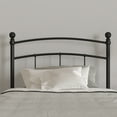 thumbnail image 1 of Merrick Lane Metal Twin Size Headboard Contemporary Arched Headboard With Adjustable Rail Slots, 1 of 12