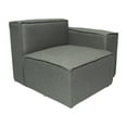 thumbnail image 1 of Merrick Lane Modular Right Side Chair with Arm Rest in Dark Gray, 1 of 14