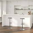 thumbnail image 1 of Merrick Lane Retro Style Height Adjustable Barstool with Footrest in Chrome, 1 of 8