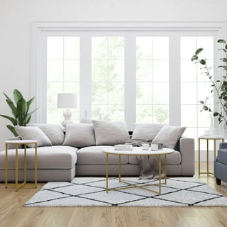 Round Coffee Table in Coffee Tables White Walmart
