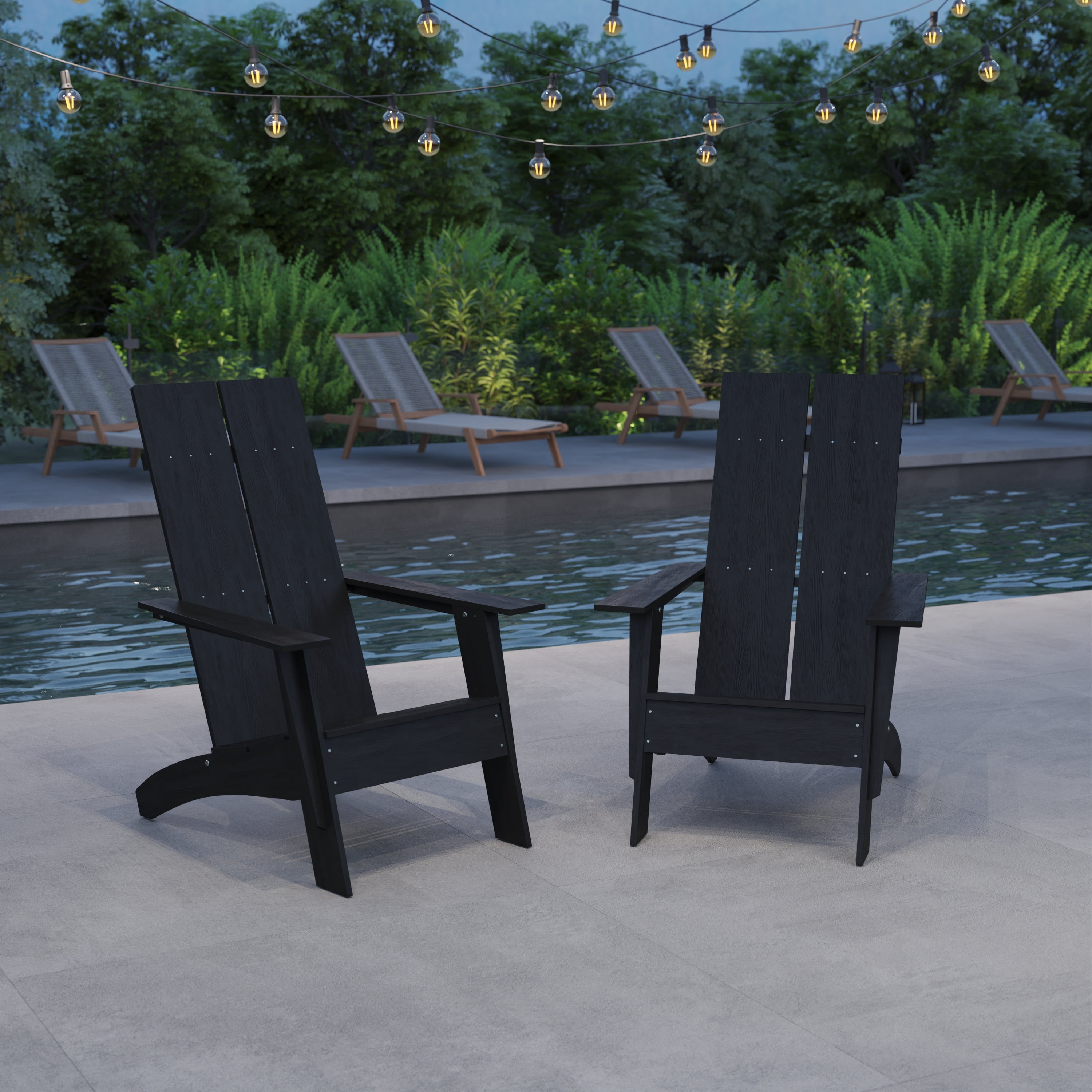 Black adirondack chairs online lowes