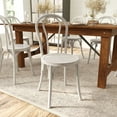 thumbnail image 1 of Merrick Lane Thonet Style Solid Wood Dining Chair with Stackable Design and Elegant Finish in White Wash, 1 of 11