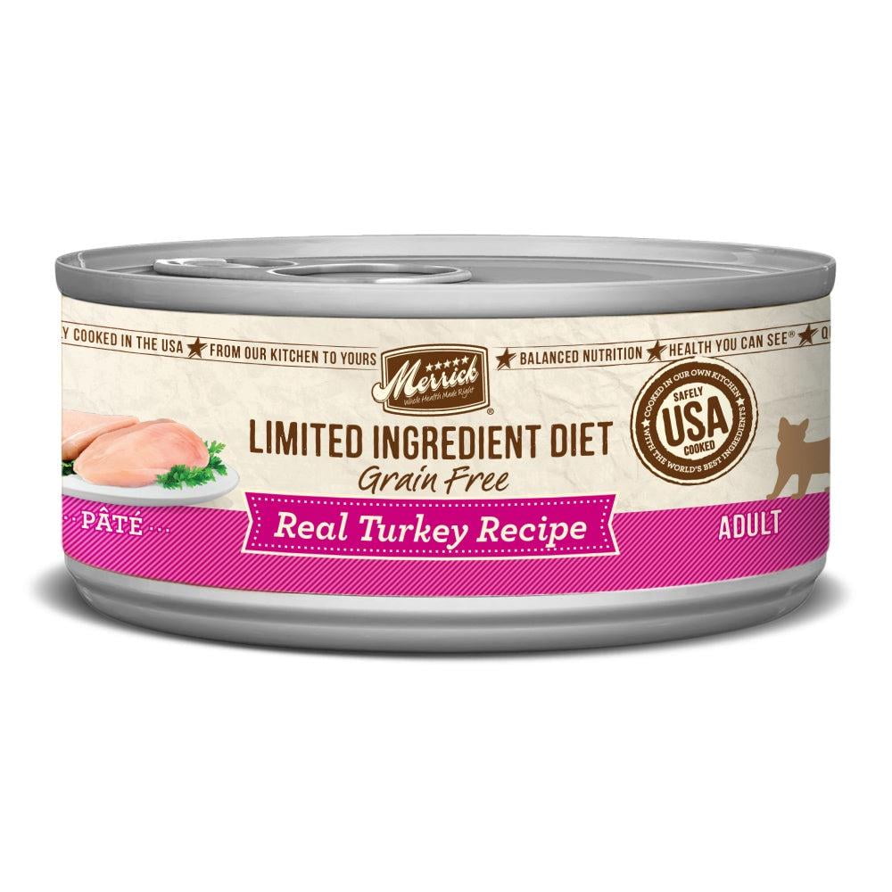 Merrick Limited Ingredient Diet Grain Free Real Turkey Pate Wet Cat