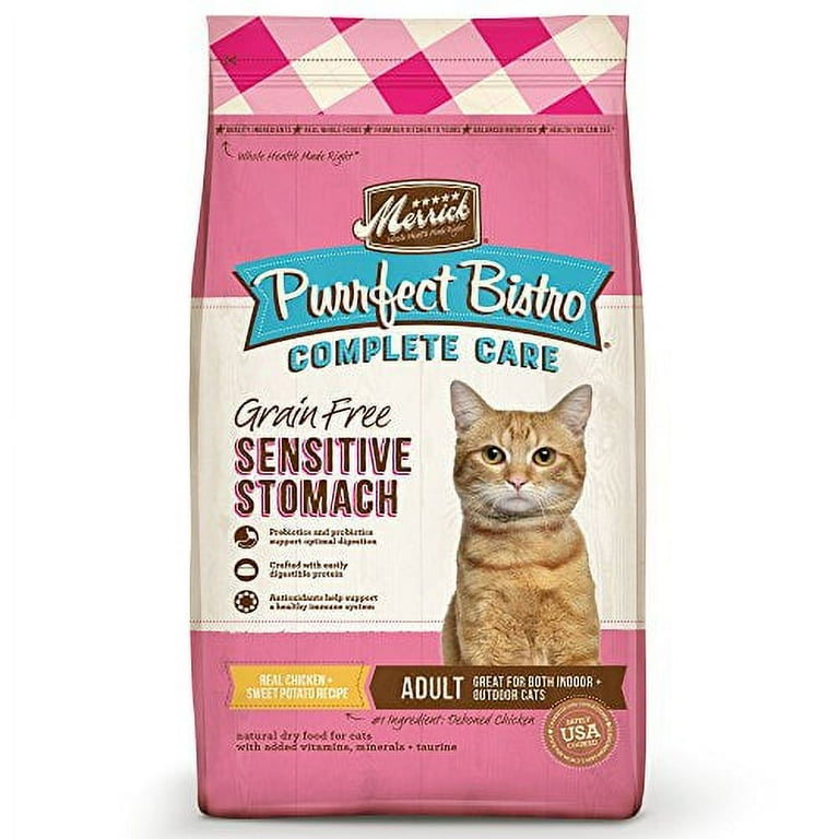 Merrick Purrfect Bistro Grain Free Complete Care Dry Cat Food Sensitive Stomach Weight Control Recipe Walmart