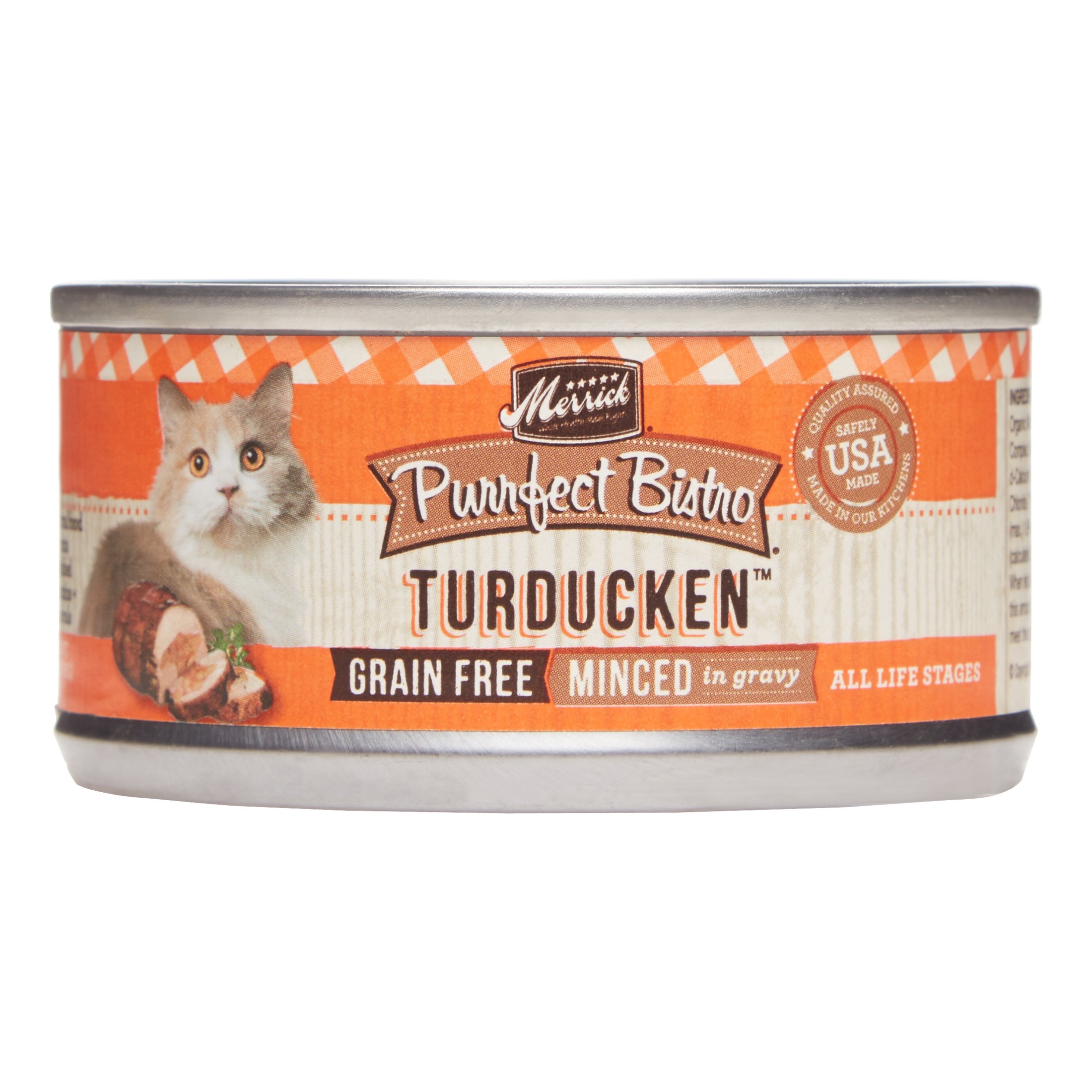 Merrick Purrfect Bistro GrainFree Turducken Wet Cat Food, 3 Oz, 24 Ct