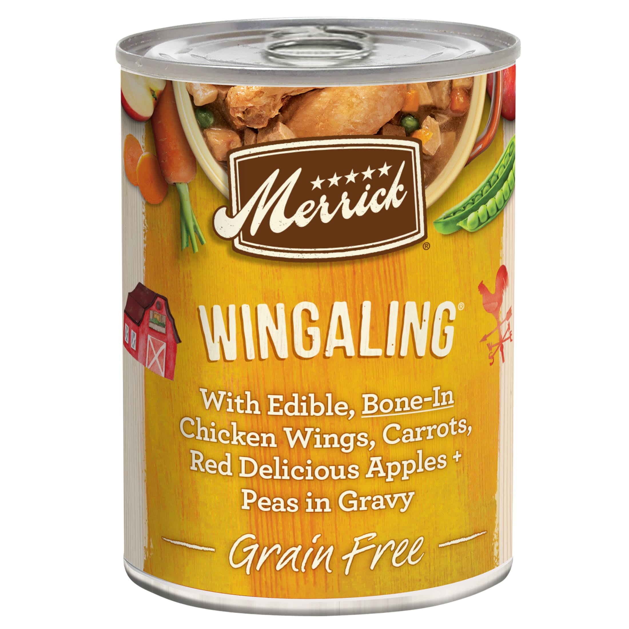 Merrick Wingaling Chicken Gravy Wet Dog Food Grain Free 12.7 oz Can Walmart