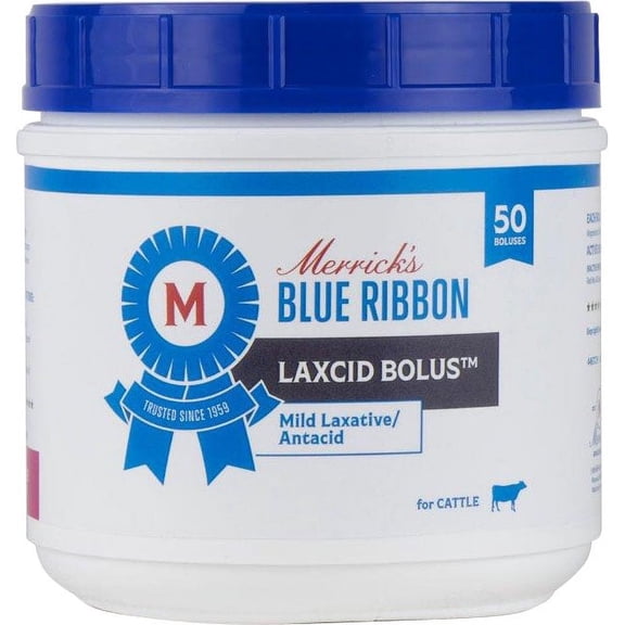 Merrick's Animal Health-Laxcid Laxative Cattle Bolus 50 Count