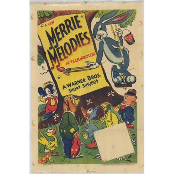 Merrie Melodies Movie Poster - 11 x 17 in.
