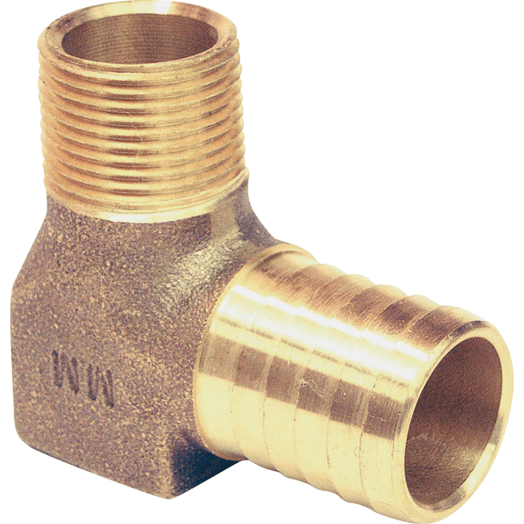 Merrill Low Lead Barbed Brass Elbow Hydrant - Single Pack Residential Use, Standard Application