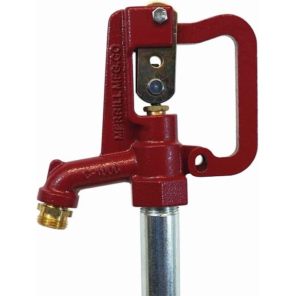 Merrill MFG CNL7504 No Lead Frost Proof CNL-1000 Series Yard Hydrant, 3/4" Pipe Connection, 1" Galvanized Pipe, 4' Bury Depth, 80.5" Total Length, 80.5"