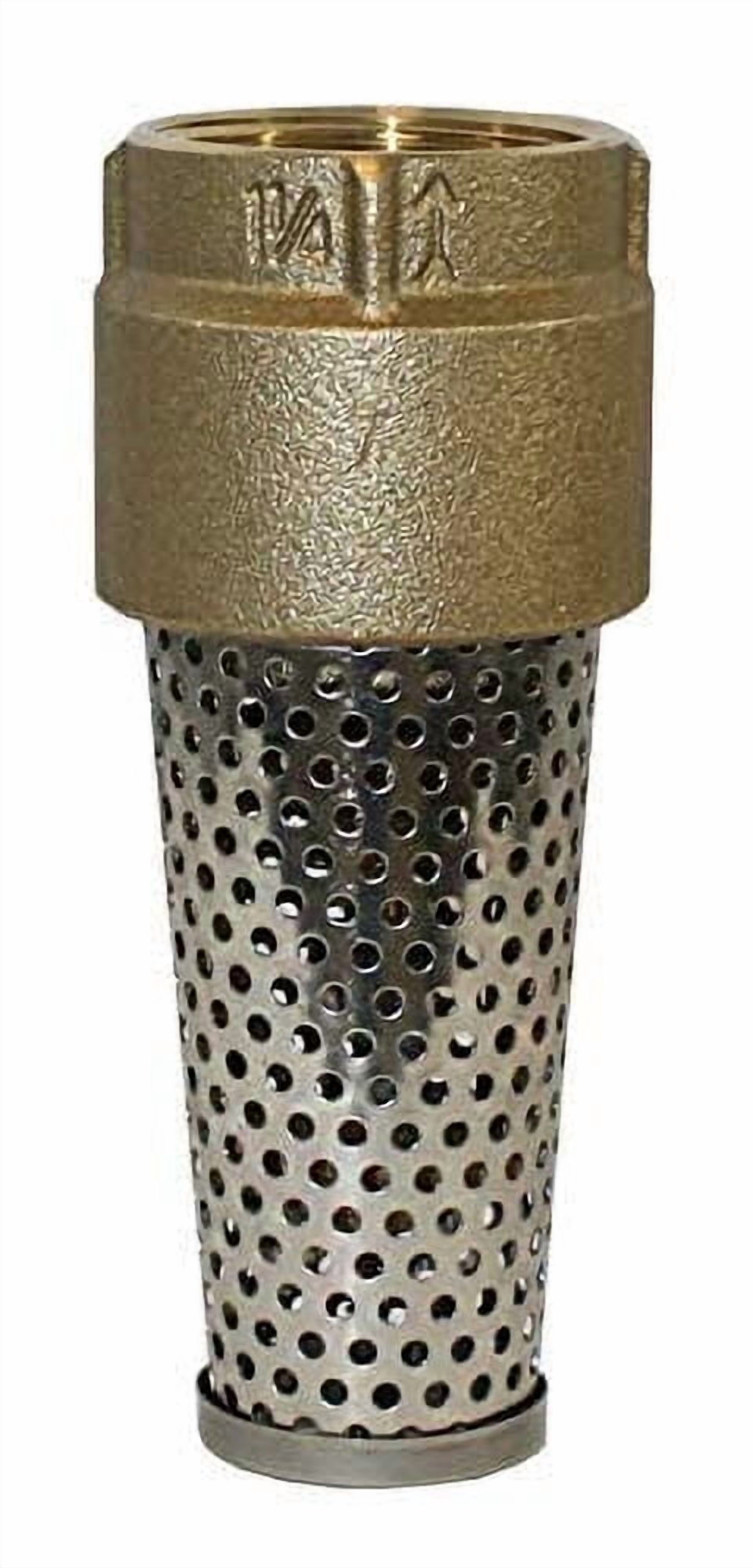 MERRiLL No-Lead Brass Foot Valve 710 Series, 1-1/4" Female Connection