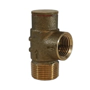 صمام تخفيف الضغط 3/4 الخالي من الرصاص من Merrill MFG PRVNL75100 - بدون نحاس رصاصي، 100 رطل/بوصة مربعة لأنظمة المياه