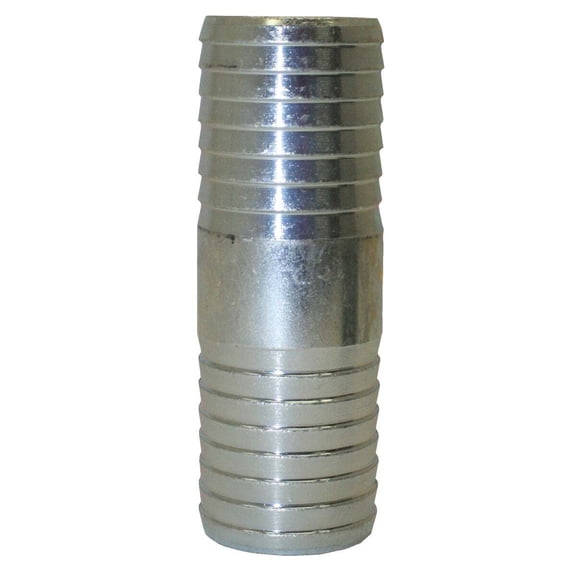 Merrill Barbed Insert Coupling - Galvanized, Plastic - 1 Piece, Multicolor