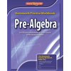 Pre-Owned Pre-Algebra Homework Practice Workbook (Paperback) 0078907403 9780078907401