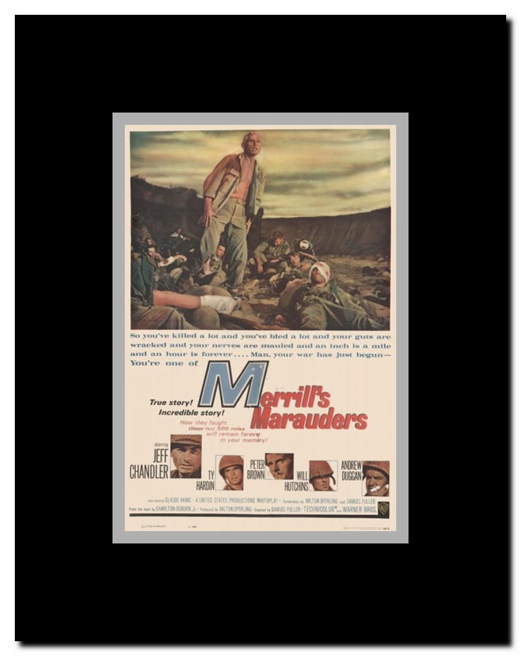 Merrill's Marauders Framed Movie Poster