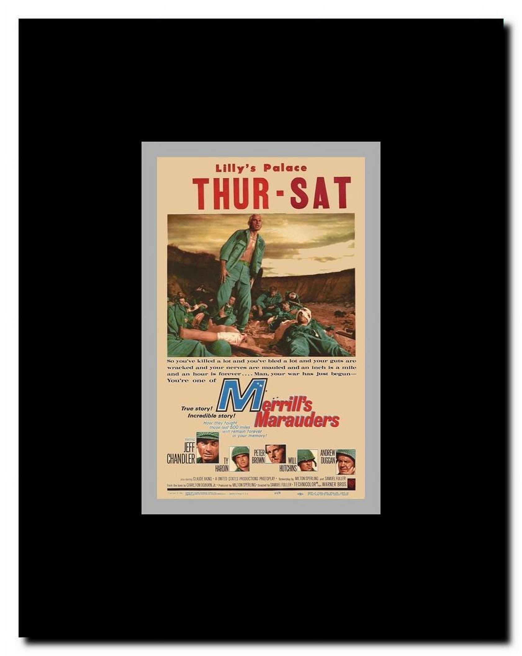 Merrill's Marauders Framed Movie Poster