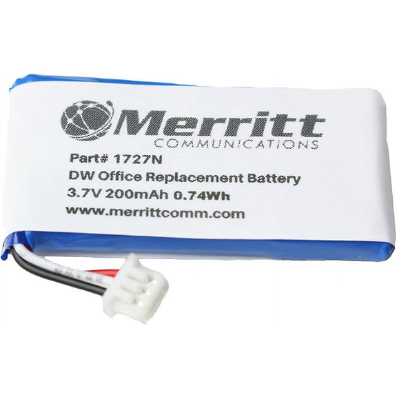 Merritt Compatible Replacement Battery for Sennheiser Officerunner, DW Pro, MB Pro and SD Pro Wireless Headsets