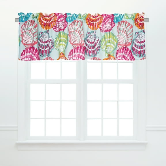 Merritt Island 100% Cotton Single Window Valance 15" x 72"
