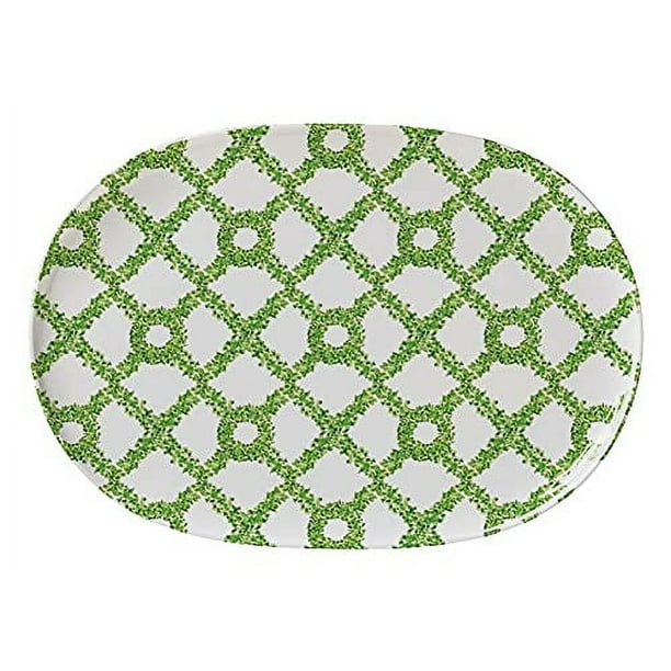 Merritt Melamine Serving Tray Topiary Trellis 17 x 12