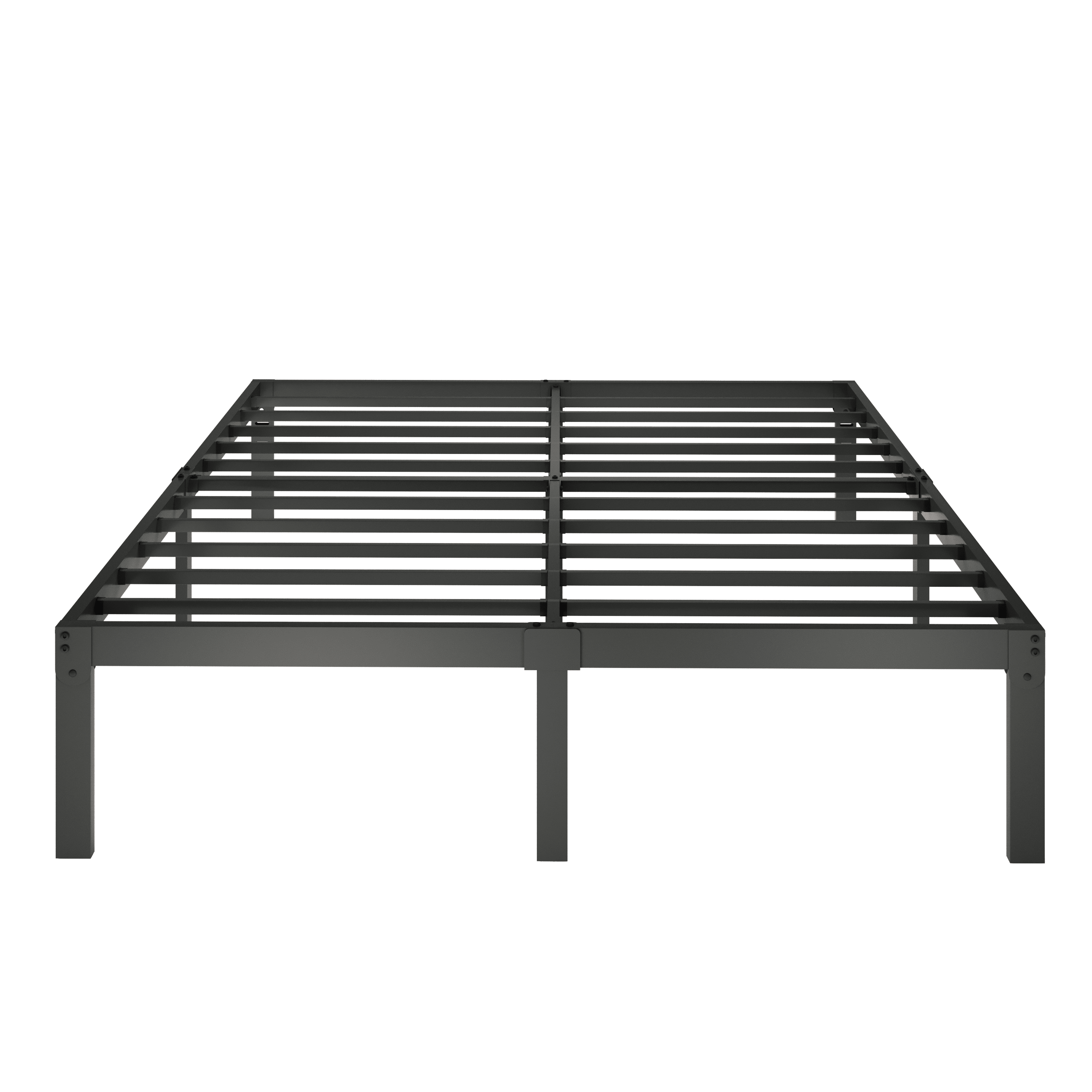 Merrland 14" King Bed Frame, Metal Platform Bed with Under-bed Storage, No Box Spring Needed, Easy Assembly, Black