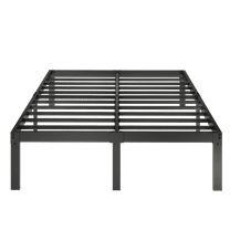 Queen Metal Bed Frame with LED Light,Headboard & Footboard,Under Bed ...