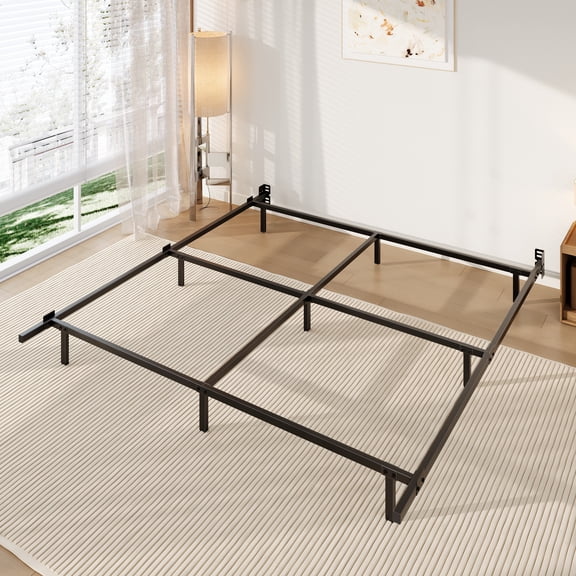 Merrland 7" Queen Metal Bed Frame for Box Spring and Mattress, Heavy ...