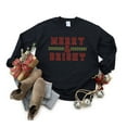 thumbnail image 1 of Merry And Bright Checkered | Sweatshirt, 1 of 4