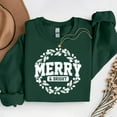 thumbnail image 1 of Merry And Bright Moody And Uptight Christmas Couple Matching – T-Shirt, Hoodie & Sweatshirt – Christmas Theme – Couples, 1 of 6