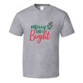 thumbnail image 1 of Merry And Bright Tee Very Cool Novelty Holiday Spirit Christmas Loving T Shirt, 1 of 1