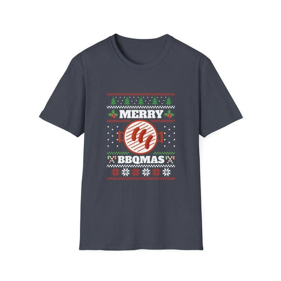 Merry BBQMas Holiday Cookout Graphic Novelty T-Shirt