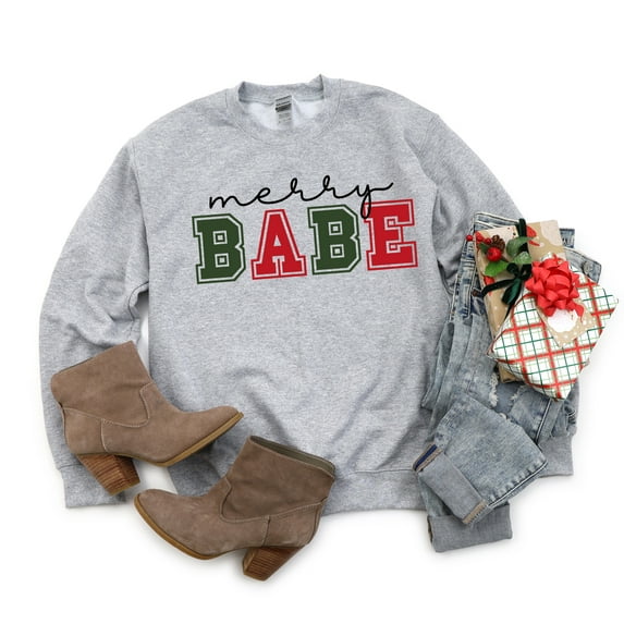 Merry Babe Bold |Sweatshirt