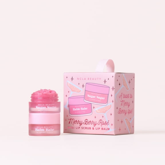 NCLA Merry Berry Rose Ornament Mini Lip Care Set
