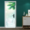 thumbnail image 1 of Merry Bow Door Sticker Holiday Party ration Wallpaper Sticker Vinyl Detachable Waterproof Self Adhe, 1 of 5