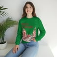 thumbnail image 1 of Merry Bright Christmas House Gift Unisex Heavy Blend™ Crewneck Sweatshirt, 1 of 7