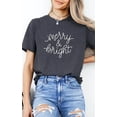 thumbnail image 1 of Merry & Bright Christmas T-Shirt – Festive Holiday Graphic Tee for Women & Men, 1 of 6