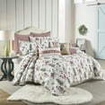 thumbnail image 1 of Merry & Bright by Levtex Home - Fa La La Llama Quilt Set - Twin Quilt (68in. x 86in.) + One Standard Pillow Sham (20in. x 26in.) - Red, Green, Grey, Blue, and White - Reversible - Polyester Blend, 1 of 5