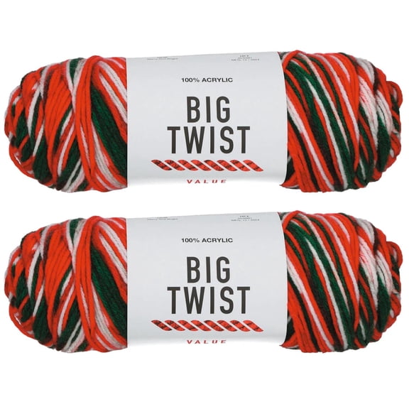 Merry & Bright Ombre Medium Weight Acrylic Yarn - 3 Skeins