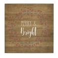 thumbnail image 1 of Merry & Bright Rustic Wood Sign, 1 of 1